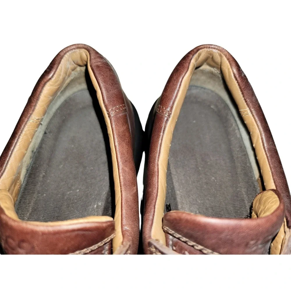 ECCO Seawalker‎ Men's Shoes Brown Leather Runner Oxford Sz EU 44/US 10.5